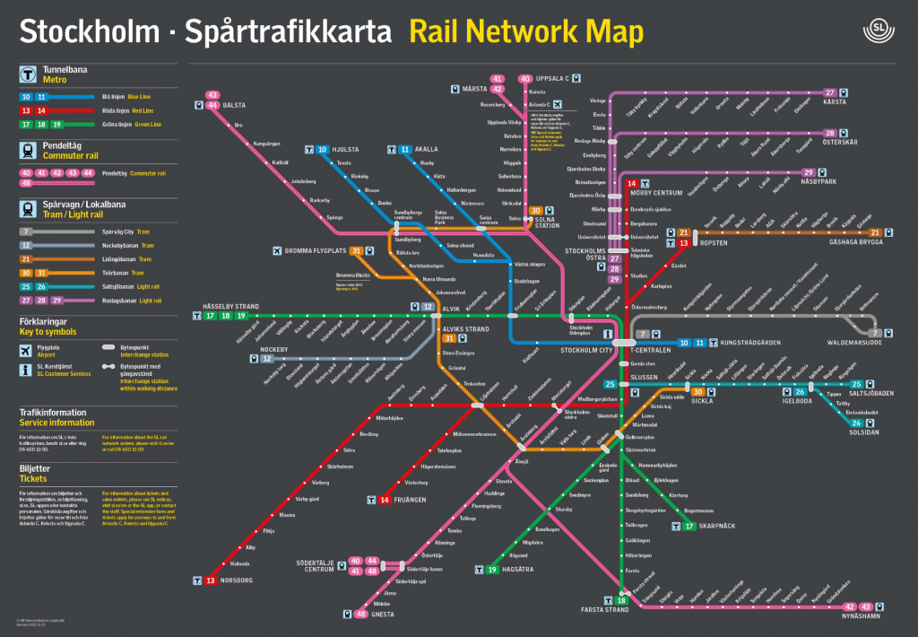 Stockholm public transport - september